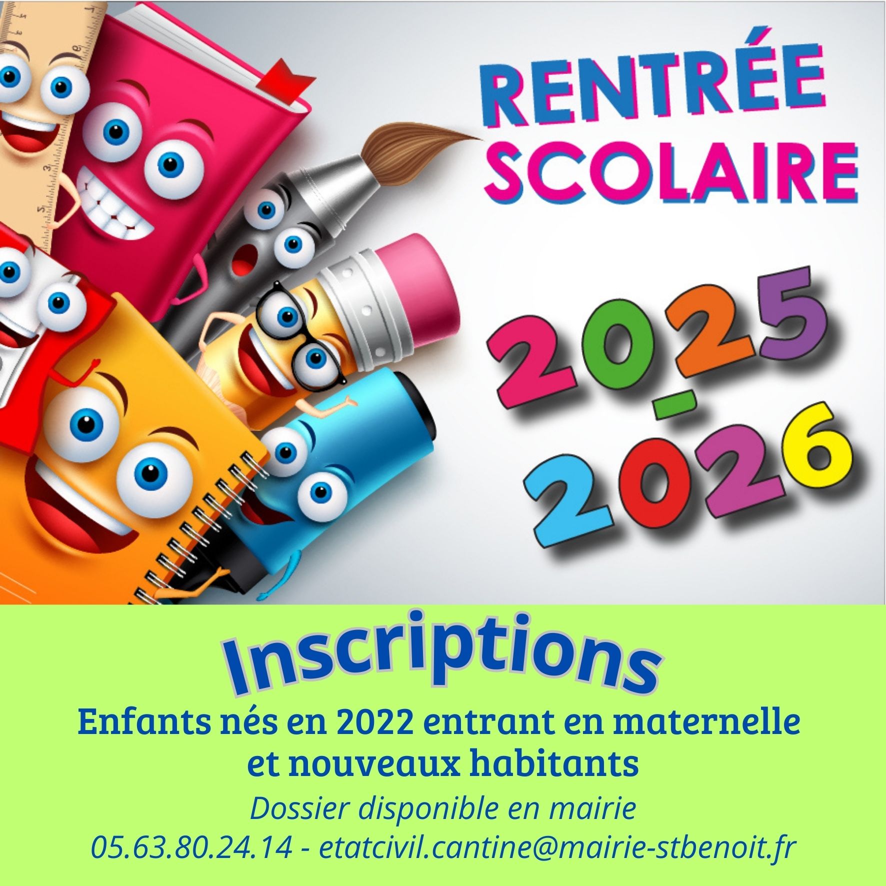 Inscriptions scolaires