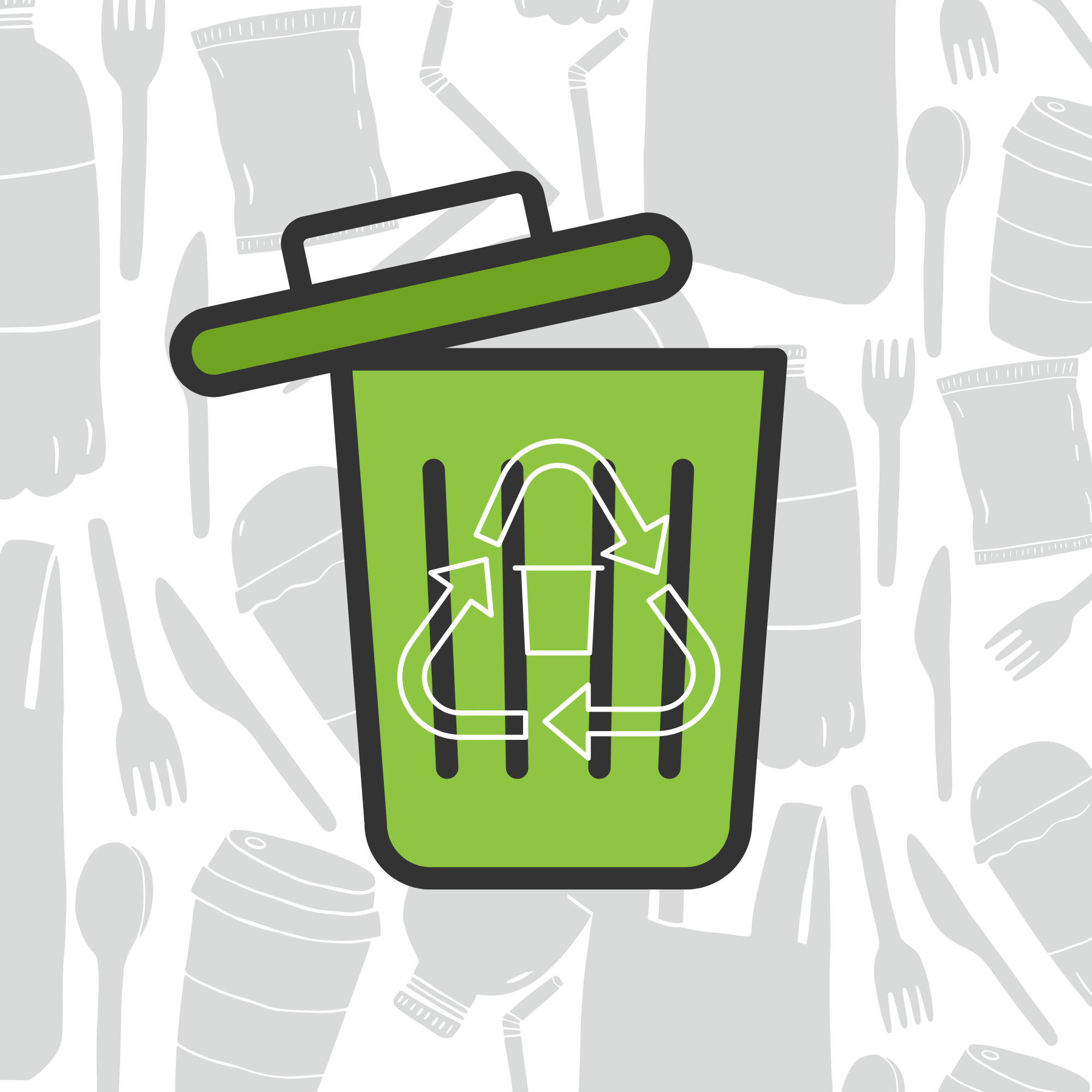 logo gestion des déchets